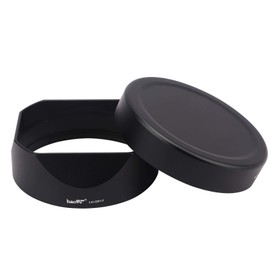 Haoge LH-OP17 Square Metal Lens Hood for Olympus M.ZUIKO ED 17mm f1.2 PRO Lens 17MM F1.2