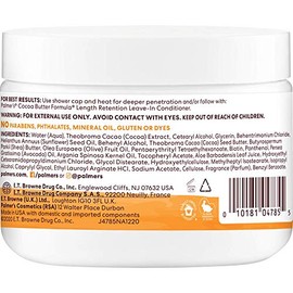 Palmers Cocoa Butter Biotin Length Retention Mascarilla Protectora, Fortalece, Nutre y Restaura la Elasticidad y el Brillo. Apto para todo tipo de... 