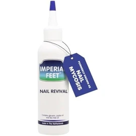 Imperial Feet Nail Revival - Damaged Nail Care - Extra Strength Nail Care for Discolored & Brittle Toenails - Nail Strengthener - XL Dose 75ML