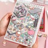 20 Sets 3D Sticker Scene with Material Book,Rich Collection of