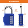 NAGE Padlock Combination Lock 4 Digit Combination Lock Locker for