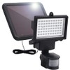 CHARMMA Garden Solar Powered LED Spotlight with Sensor Black