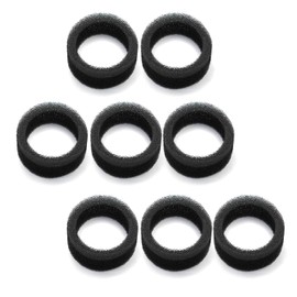 Pet Replacement Sponges Pre Filter for 84oz/ 2.5L Pet Water Fountain Stainless Steel Cat Water Drinking Water Round Sponge Foam Filters for Pet Dog Cat Fountain (8)