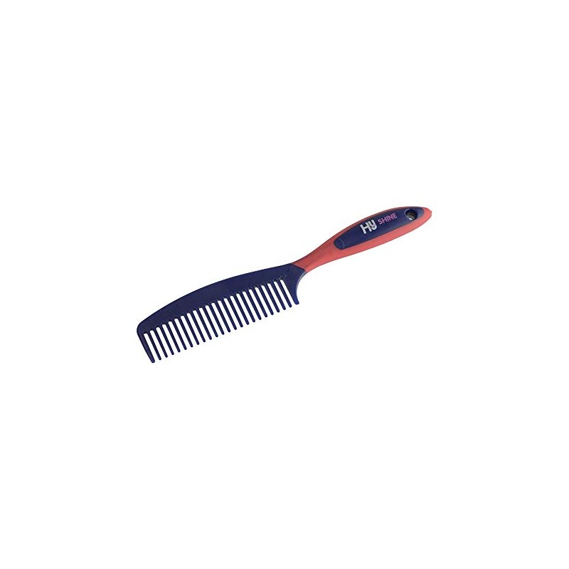 HY EQUESTRIAN Pro Groom Comb - Navy/Orange