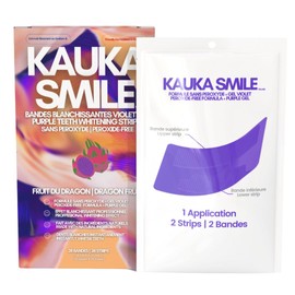 Teeth Whitening Strips with Purple Gel, 28 Strips, 14 Uses, Portable Teeth Whitening