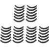 36 Pcs Black Eyelash Curler Replacement Pads,Rubber Makeup Tool Eyelash