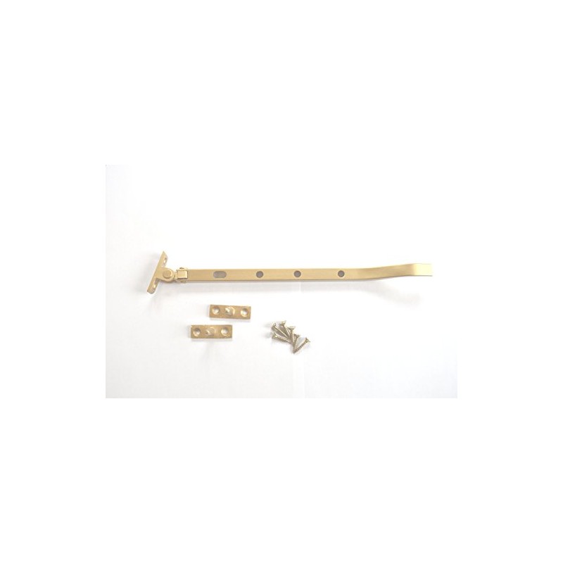 Casement Window Stay 10 Inch 250 mm Paa Gold Comes