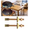 Micro Traders 8 Sets Half Moon Bed Fitting Kit 4