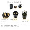 E12 Candelabra Base Lamp Holder Light Socket,Glo-Shine E12 Keyless Bakelite