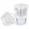 15-Pack Self-Watering Plant Pots for Seedlings and Cuttings – Translucent