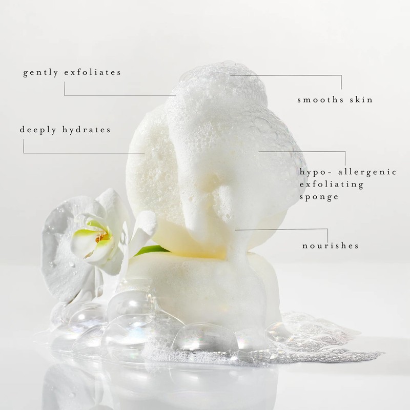 kai Body Buffer – 2 Count exfoliating Bath sponges with