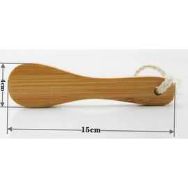 2 Pack 6" Bamboo Handle Dry Facial Cleansing Brush, Natural Soft Horsehair Bristles Face Brush Skin Care Exfoliating Brush Scrubber.