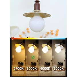 G125 Large Oversize LED Globe Light Bulb, 15W Soft White 3000K G40 Replacement Opal Milky Pearl Glass Vintage LED Edison Filament Bulb, 85 Watt Equivalent E26 Medium Base, Non-Dimmable, 1 Pack