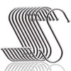MgcTolBox 20PCS S-Shaped Hooks, Premium Stainless Steel Metal Hanging Hooks