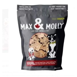 Max & Molly Freeze Dried Beef Liver Treats, 120 gm