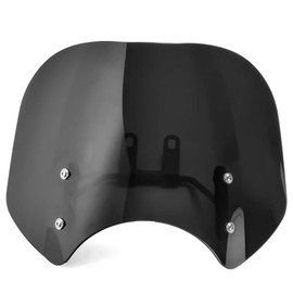 Motorcycle Front Windscreen Windshield Compatible with Honda Rebel CMX 500 2018 2019 2020 2021 2022 2023 2024 Wind Screen Fairing Deflector Protector (Smoke)