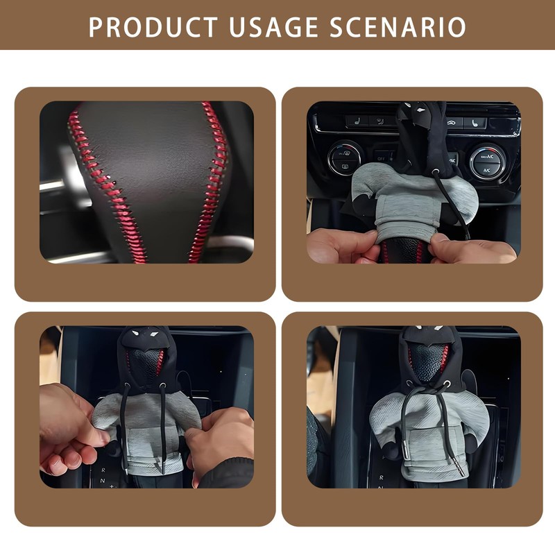 louuuou 1 PC Bat Gear Stick Hoodie, Creative Gear Stick