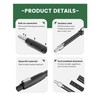 VOOMEY 3-5.9 ft (0.95-1.8m) Dual Extending 50 Point Adjustable Extension