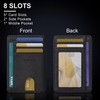 Hoewina Wallet for Men, Credit Card Holder, Slim Minimalist Wallet,