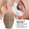 Eyelash Extension Mannequin Head 3 Layer Lashes Makeup Beauty Silicone