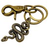 AhhYouMe Snake Real Key Chain Ring Hook Car Motorcycle Accessories