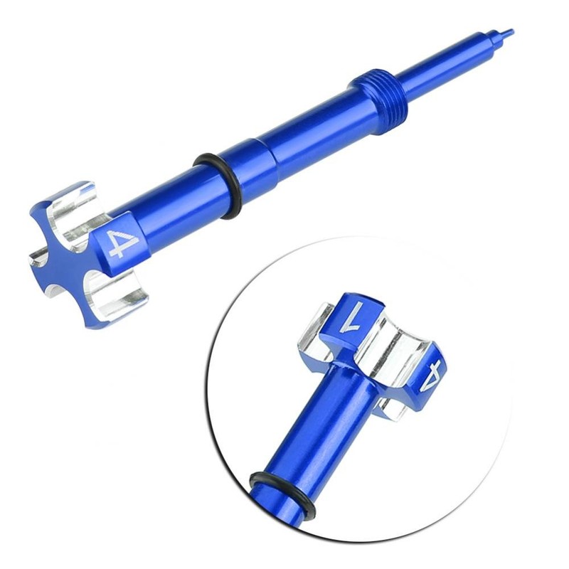 Motorcycle Carburettor FCR Carb Air Fuel Mixing Screws (Blue)