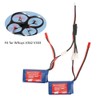 2Pcs 7.4V 1100mAh Lithium Battery with Charging Cable Fit for
