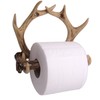 Antler Toilet Paper Holder, Wall Mounted Bathroom Decoration, Rustic Cabin