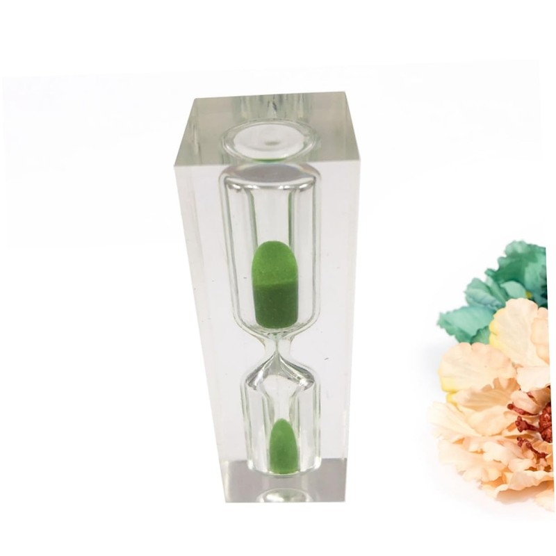 STOBAZA Creative Crystal Sandglass Timer for Green Sand Clock Decoration