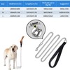 HAPPY HACHI Chain Dog Lead 4ft/1.2m, Heavy Duty Chew Proof
