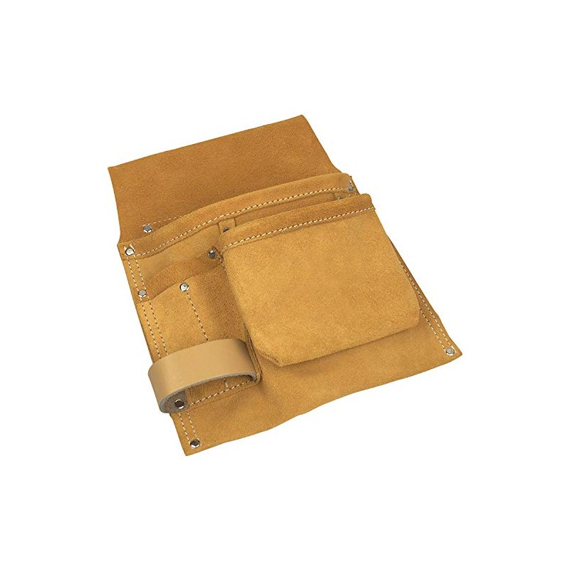 Kaufmann 53.428.01 nail pouch, 2 pouches, cowhide, pack of 1