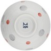 Saikai Pottery 74067 Arita Ware Rice Bowl, Medium, Gray Polka