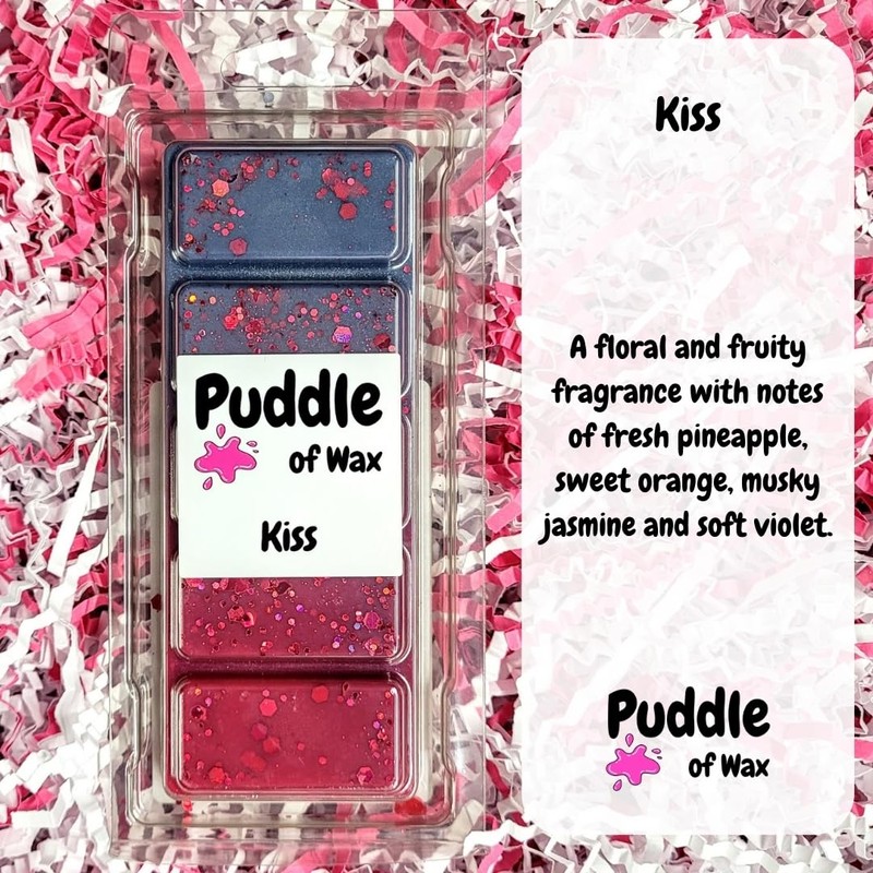 Puddle of Wax - Kiss Soy Wax Melt Snap Bar