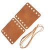 Motorcycle Hand Grip Cover Fiber Simulated Leather Anti Slip Retro