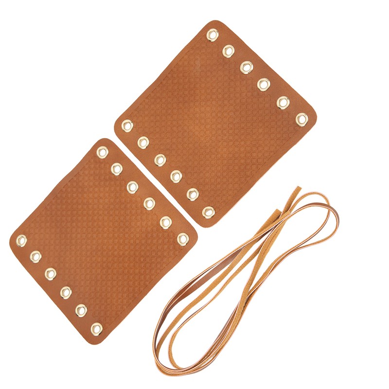 Motorcycle Hand Grip Cover Fiber Simulated Leather Anti Slip Retro