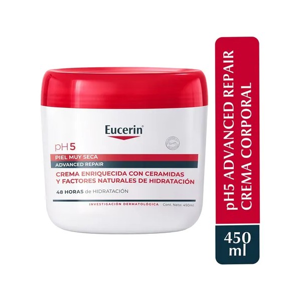 Crema Corporal Eucerin Ph5 Advanced Repair 450ml