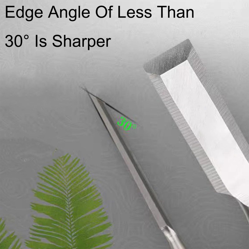 BJDSI 1" Wide Blade Wood Chisel,Extended Length,Sharp,High Hardness,Monolithic Construction.