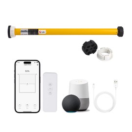 AM25 Smart Blinds Motor for 1.75" (43mm) Shade Tube, Zigbee Electric Roller Shade, Tubular Motor, App Timer and Group Control, Compatible with Alexa and Google Home