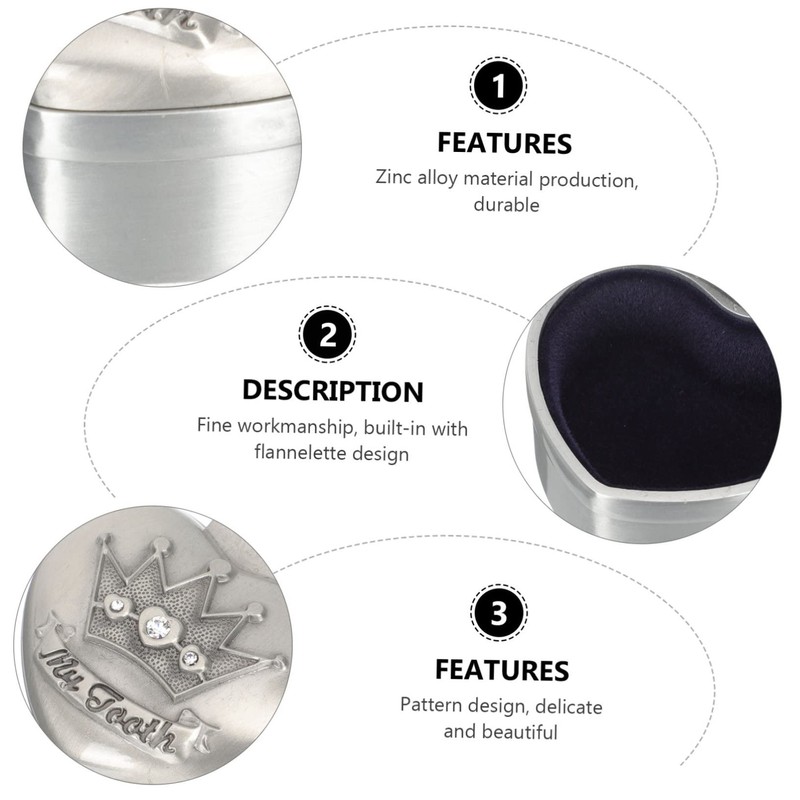 CIMAXIC 2pcs Box Hair Box Lost Tooth Holder My First