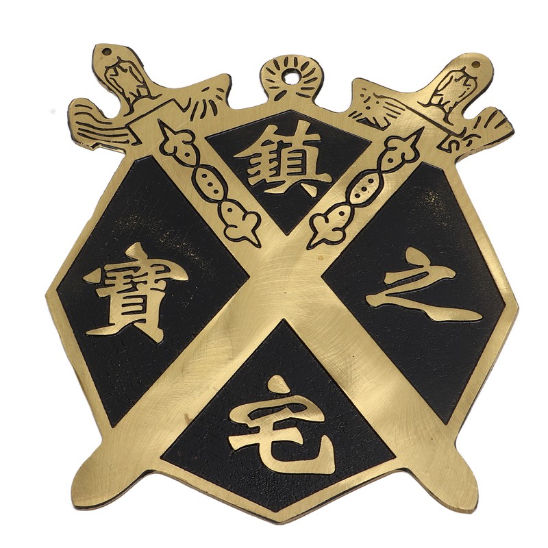 Bagua Mirror Strong Brass 12 Animal Signs Bring Auspiciousness Hermony