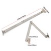 JINHENB 4 Pcs Buffer Hinge Stainless Steel Cabinet Door Lift