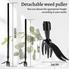 Weed Puller Tool,Stand Up Weed Puller,Detachable Weed Puller,Weed Puller Tool