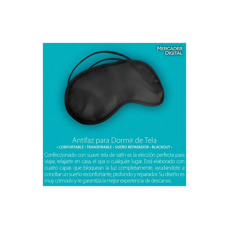 10 Pz Antifaz Para Dormir Descanso Blackout Spa Máscara Ojos