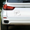 Large 210mm 'Ram Head' Permanent Sticker Decal for Cars/Windows/Bins/Walls etc
