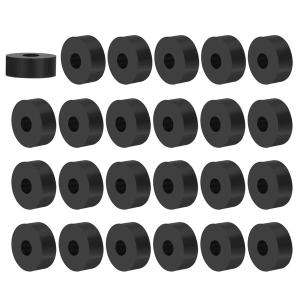 PATIKIL Vielseitiger Gummispacer, 24 Stück 10 mm Innendurchmesser x 30