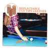 KOMBIUDA Leather Billiard Tips 30pcs Pool Replacement Tips Billiard Necessities