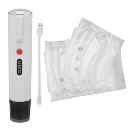 Handheld Vacuum Sealer Portable Small USB Charging Multifunctional Automatic Food Vacuum Sealer Machine White