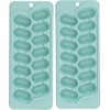 GoodCook Pack of 2 Plastic Ice Cube Trays with 14