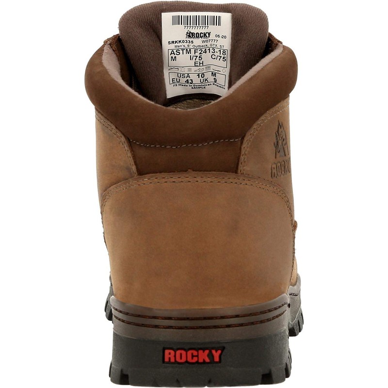 ROCKY Outback GORE-TEX® Waterproof Steel Toe Work Boot Size 10.5(M)