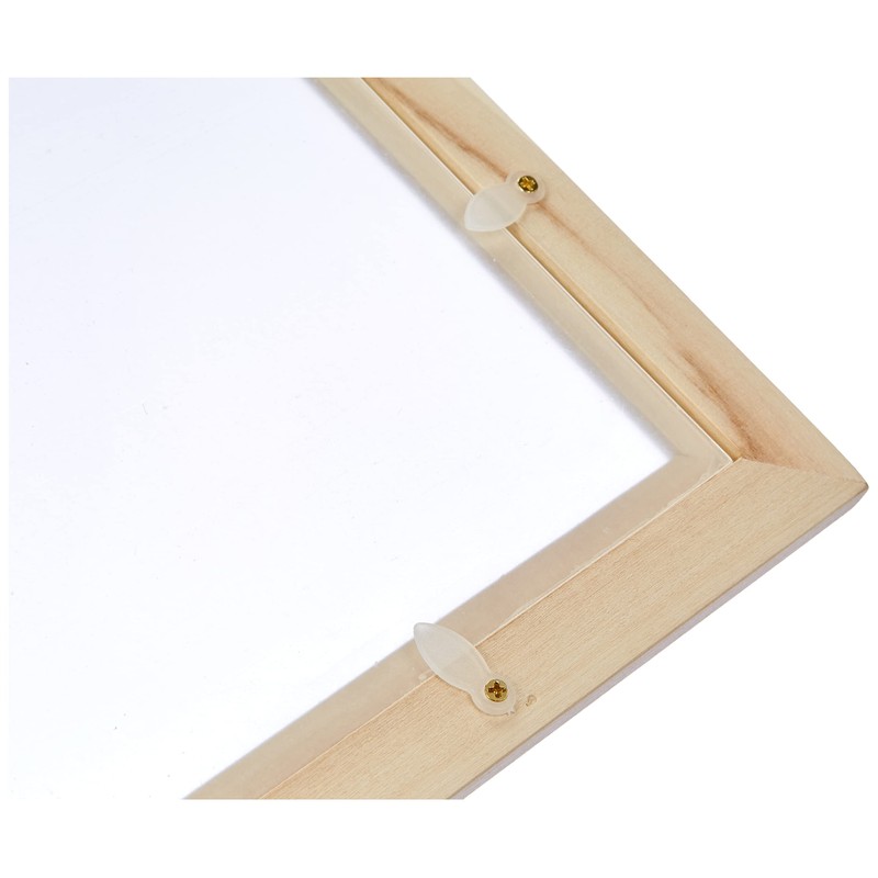 Rayher Holz Rahmen mit doppeltem Acrylglas, 35x26x0,7cm, Bilderrahmen, Objektrahmen mit